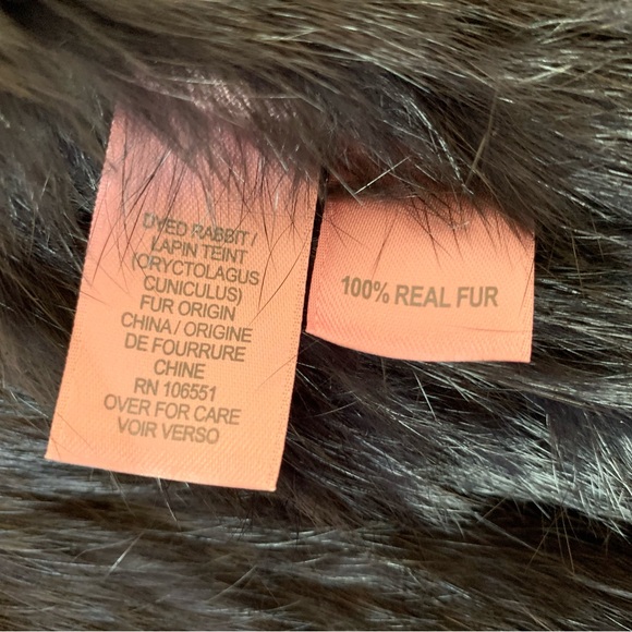 Calypso St. Barth black Fur Vest with pockets - Picture 5 of 6